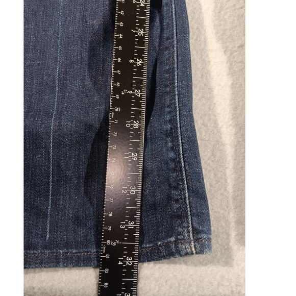 7 For All Mankind High Waist Bootcut Jeans Women’s M Stretch Denim USA Made - Picture 3 of 8